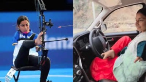 Sheetal Devi: Indian Paralympic Archery Star Defies Limits, Drives Car with Feet in Viral Video