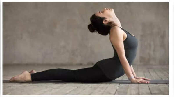 Cobra Pose for digestion and core toning