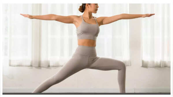 Strengthening legs and core with Warrior Pose