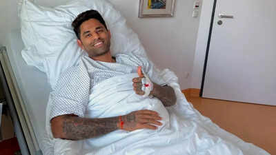 Suryakumar Yadav shares update post-surgery.