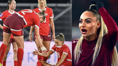 Alisha Lehmann and the Swiss team suffer a heavy defeat.