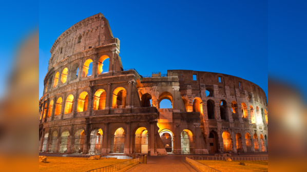 The Colosseum standing proudly in Rome