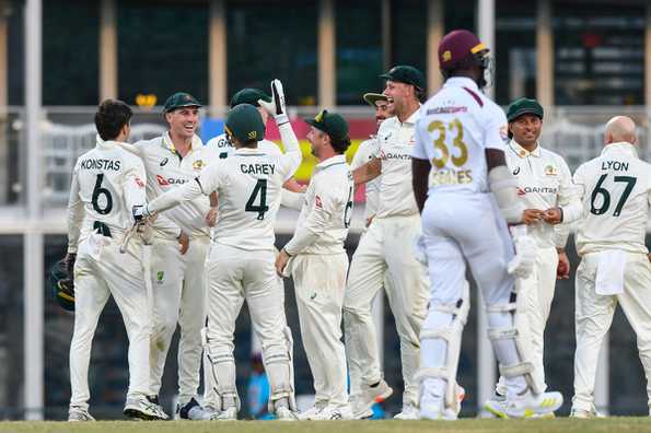 Roston Chase expressing his frustration after the defeat.
