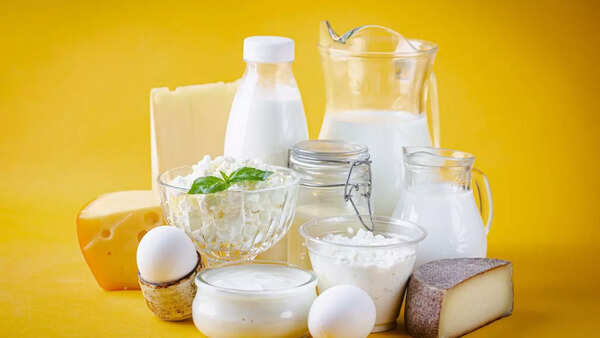 Healthy dairy products for vision