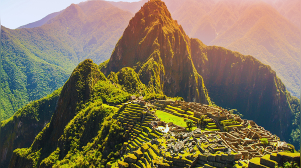 The iconic view of Machu Picchu