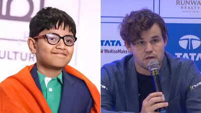 Aarit Kapil nearly defeats Magnus Carlsen at age nine.
