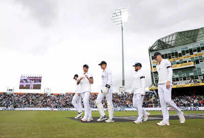 England captain Ben Stokes leads his team.