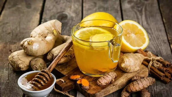 A cup of comforting ginger tea